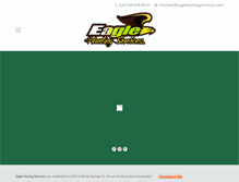 Tablet Screenshot of eaglehaulingservices.com